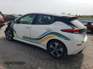 2022 Nissan LEAF SV with VIN 1N4AZ1CV1NC563433, listed as a Copart auction lot 54656955 with 10,604 mi miles and Salvage Title. Bid and sale history available at DreamBid. Image 2.