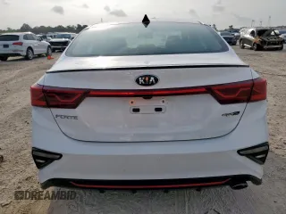 2021 Kia Forte GT-Line with VIN 3KPF34AD3ME366221, listed as a Copart auction lot 57614775 with 45,738 mi miles and Clean title. Bid and sale history available at DreamBid. Image 6.