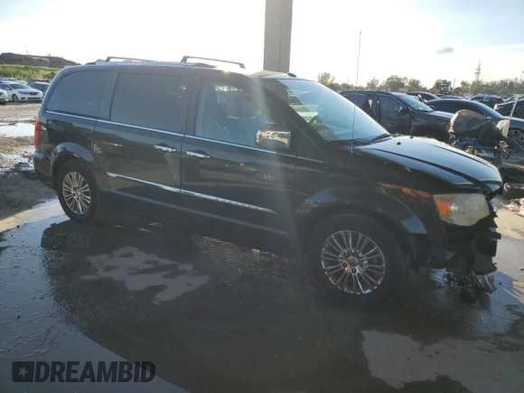 2011 Chrysler Town & Country Limited with VIN 2A4RR6DG1BR665841, listed as a Copart auction lot 85876514 with 95,070 mi miles and Salvage Title. Bid and sale history available at carsss.com. Image 4.