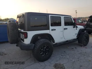 2017 Jeep Wrangler Unlimited Sport with VIN 1C4BJWDG8HL557698, listed as a Copart auction lot 61863415 with 94,335 mi miles and Salvage title. Bid and sale history available at DreamBid. Image 3.