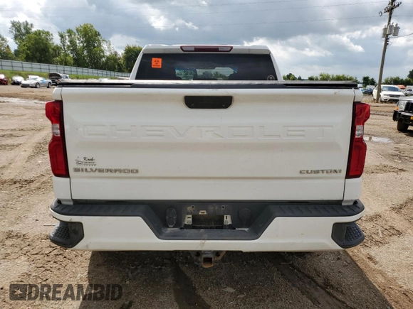 2019 Chevrolet Silverado 1500 Custom with VIN 3GCPYBEH0KG306180, listed as a Copart auction lot 69263924 with 107,279 mi miles and Non Repairable. Bid and sale history available at DreamBid. Image 6.