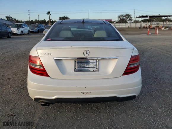 2012 Mercedes-Benz C-Class C 250 with VIN WDDGJ4HB2CF891795, listed as a Copart auction lot 89390835 with 98,830 mi miles and Clean Title. Bid and sale history available at carsss.com. Image 6.