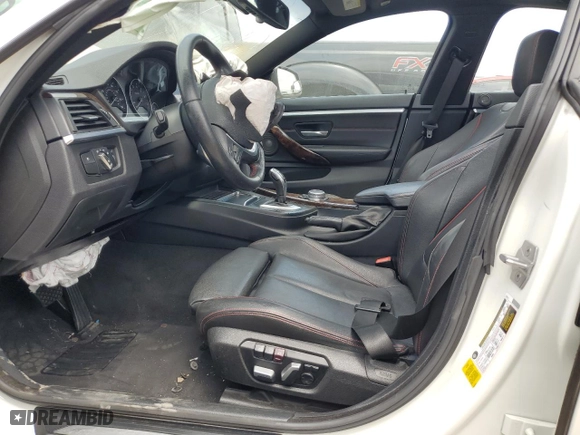 2017 BMW 4 Series 430i with VIN WBA4F7C55HG786295, listed as a Copart auction lot 53821775 with 0 mi miles and Clean Title. Bid and sale history available at carsss.com. Image 7.