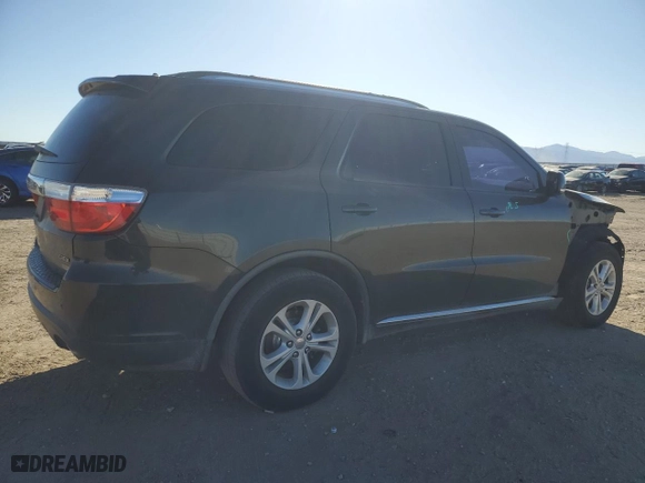 2011 Dodge Durango Crew with VIN 1D4RD4GGXBC634085, listed as a Copart auction lot 88554025 with 209,872 mi miles and Salvage Title. Bid and sale history available at carsss.com. Image 3.