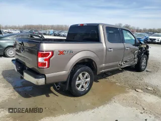 2018 Ford F-150 XL with VIN 1FTEW1EBXJFD65059, listed as a Copart auction lot 49838415 with 58,129 mi miles and Salvage Title. Bid and sale history available at carsss.com. Image 3.