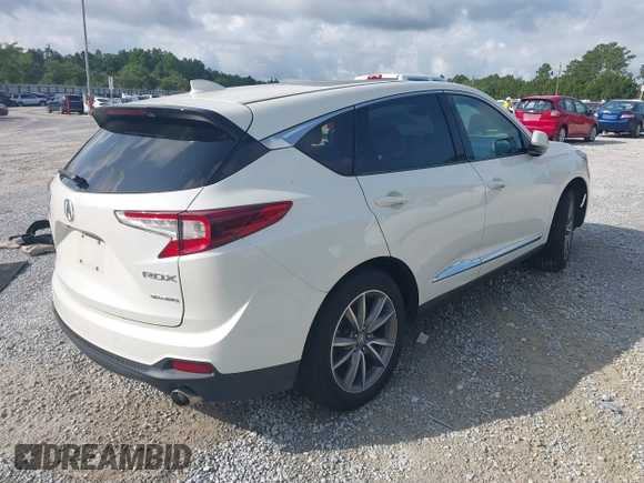2019 Acura RDX Technology with VIN 5J8TC2H50KL000390, listed as a IAAI auction lot 42420742 with 91,176 mi miles and . Bid and sale history available at DreamBid. Image 4.