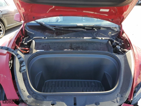 2023 Tesla Model Y Long Range with VIN 7SAYGDEE9PF832221, listed as a Copart auction lot 43873335 with 20,169 mi miles and Salvage Title. Bid and sale history available at carsss.com. Image 11.