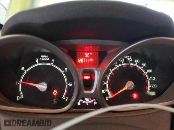 2011 Ford Fiesta SE with VIN 3FADP4BJ2BM153639, listed as a Copart auction lot 50975305 with 128,711 mi miles and Salvage Title. Bid and sale history available at carsss.com. Image 9.