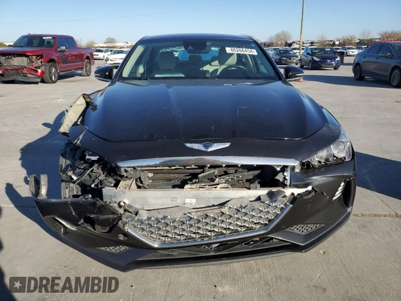 2019 Genesis G70 2.0T Advanced with VIN KMTG64LA0KU037457, listed as a Copart auction lot 86266454 with 126,237 mi miles and Salvage Title. Bid and sale history available at carsss.com. Image 5.