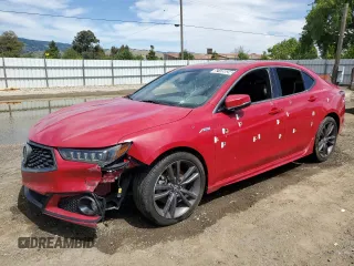 2018 Acura TLX w/A-SPEC Pkg z VIN 19UUB2F63JA007931, wystawiony jako Copart lot #52135034 z przebiegiem Nie podano mil oraz Szkoda całkowita • Salvage title. Historia ofert i sprzedaży dostępna na DreamBid. Obrazek 1.