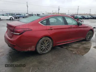 2018 Genesis G80 Sport with VIN KMHGN4JB5JU268376, listed as a Copart auction lot 44997965 with 32,790 mi miles and Salvage Title. Bid and sale history available at DreamBid. Image 3.