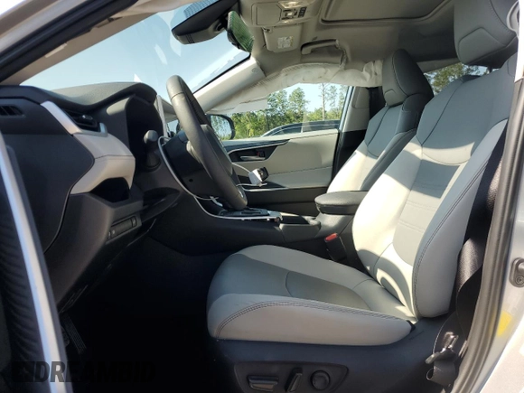 2025 Toyota RAV4 XLE Premium with VIN 2T3C1RFV2SC308112, listed as a Copart auction lot 52308415 with 11,179 mi miles and Salvage title. Bid and sale history available at DreamBid. Image 7.