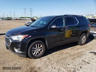 2019 Chevrolet Traverse LT Leather with VIN 1GNERHKW9KJ212749, listed as a Copart auction lot 59981924 with 108,688 mi miles and Salvage Title. Bid and sale history available at carsss.com. Image 1.