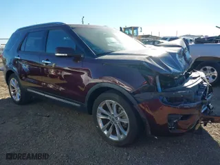 2018 Ford Explorer Limited with VIN 1FM5K7FH5JGB07443, listed as a IAAI auction lot 41251705 with 59,764 mi miles. Bid and sale history available at carsss.com. Image 1.