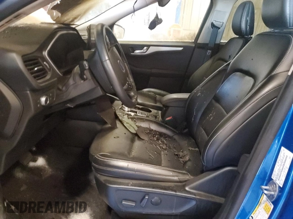 2020 Ford Escape SE Sport Hybrid with VIN 1FMCU9BZ3LUC25359, listed as a Copart auction lot 47281765 with Not Provided miles and Salvage Title. Bid and sale history available at DreamBid. Image 7.