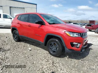 2018 Jeep Compass Sport with VIN 3C4NJCAB2JT368172, listed as a Copart auction lot 51262865 with 85,921 mi miles and Clean title. Bid and sale history available at DreamBid. Image 4.