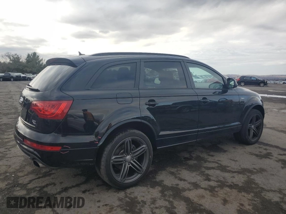 2014 Audi Q7 3.0T S line Prestige with VIN WA1DGAFE7ED008645, listed as a Copart auction lot 48963605 with 32,602 mi miles and Salvage Title. Bid and sale history available at carsss.com. Image 3.