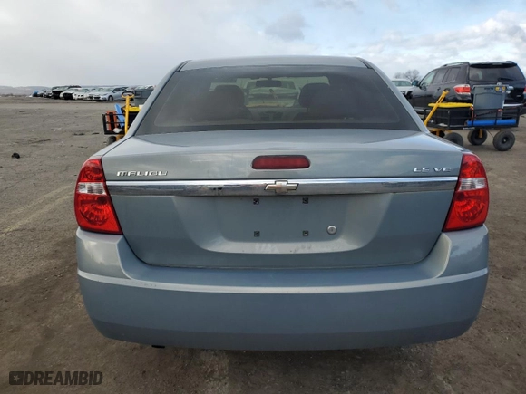 2007 Chevrolet Malibu LS w/2FL with VIN 1G1ZS58N77F240726, listed as a Copart auction lot 44294365 with 157,642 mi miles and Salvage Title. Bid and sale history available at carsss.com. Image 6.