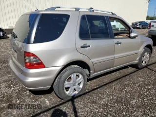 2005 Mercedes-Benz M 500 with VIN 4JGAB75E85A529110, listed as a Copart auction lot 80557034 with 130,560 mi miles and Salvage title. Bid and sale history available at DreamBid. Image 3.
