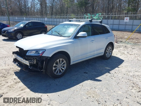 2015 Audi Q5 Premium Plus with VIN WA1LFAFP5FA121481, listed as a IAAI auction lot 41823011 with 69,380 mi miles. Bid and sale history available at carsss.com. Image 18.