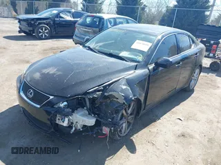 2007 Lexus IS 250 with VIN JTHBK262475047499, listed as a IAAI auction lot 41870608 with 66,114 mi miles. Bid and sale history available at carsss.com. Image 2.