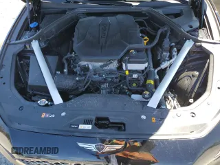 2024 Genesis G70 2.5T with VIN KMTG34SCXRU138219, listed as a Copart auction lot 53567155 with 13,323 mi miles and Salvage title. Bid and sale history available at DreamBid. Image 11.