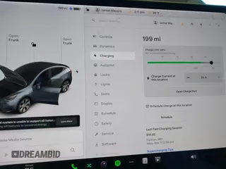 2021 Tesla Model Y Long Range with VIN 5YJYGDEE2MF087871, listed as a IAAI auction lot 41370004 with 85,757 mi miles. Bid and sale history available at carsss.com. Image 17.