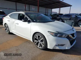 2017 Nissan Maxima SV with VIN 1N4AA6AP1HC376500, listed as a IAAI auction lot 41336794 with 46,156 mi miles. Bid and sale history available at carsss.com. Image 1.