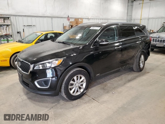 2017 Kia Sorento LX with VIN 5XYPGDA34HG211685, listed as a Copart auction lot 50651374 with 118,652 mi miles and Non Repairable. Bid and sale history available at carsss.com. Image 1.
