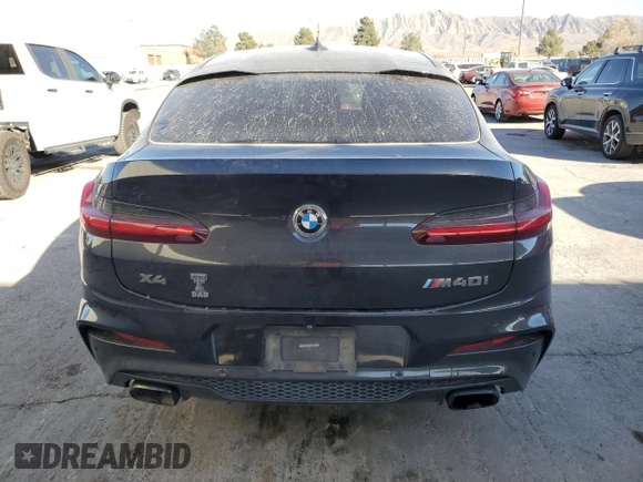 2019 BMW X4 M40i with VIN 5UXUJ5C50K9A33129, listed as a Copart auction lot 44184275 with 88,286 mi miles and Salvage title. Bid and sale history available at DreamBid. Image 6.