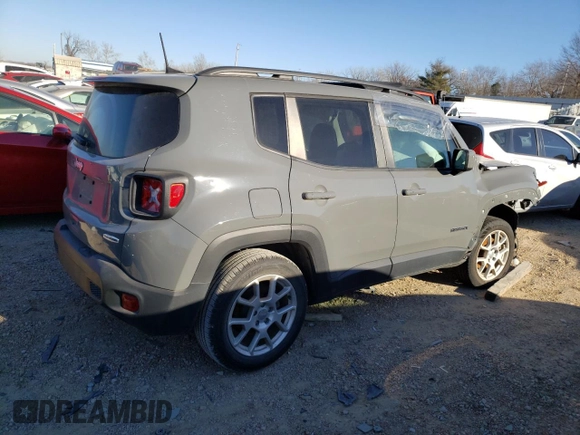 2020 Jeep Renegade Latitude with VIN ZACNJABB2LPL33819, listed as a Copart auction lot 80335293 with Not Provided miles and Salvage Title. Bid and sale history available at DreamBid. Image 3.