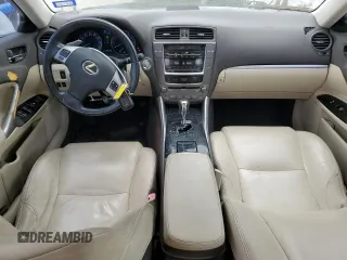2012 Lexus IS 250 with VIN JTHBF5C28C5167519, listed as a Copart auction lot 51755455 with 265,040 mi miles and Salvage Title. Bid and sale history available at DreamBid. Image 8.