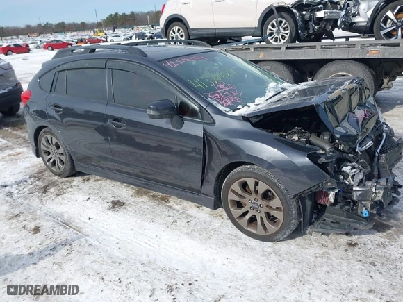 2016 Subaru Impreza Wagon 2.0i Sport Limited with VIN JF1GPAY66G8240793, listed as a IAAI auction lot 41378529 with 86,396 mi miles. Bid and sale history available at carsss.com. Image 1.
