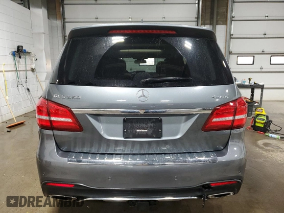 2017 Mercedes-Benz GLS 550 with VIN 4JGDF7DE6HA840543, listed as a Copart auction lot 38720824 with 53,722 mi miles and . Bid and sale history available at DreamBid. Image 6.