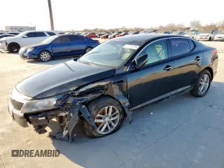2013 Kia Optima LX with VIN 5XXGM4A74DG257091, listed as a Copart auction lot 47219175 with 136,300 mi miles and Salvage Title. Bid and sale history available at carsss.com. Image 1.