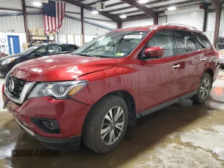 2019 Nissan Pathfinder SL with VIN 5N1DR2MM4KC615325, listed as a Copart auction lot 50473765 with 81,361 mi miles and Salvage Title. Bid and sale history available at carsss.com. Image 1.