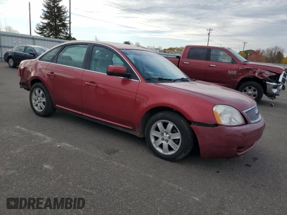 2007 Ford Five Hundred SEL with VIN 1FAHP24127G159090, listed as a Copart auction lot 77440244 with 0 mi miles and Salvage Title. Bid and sale history available at carsss.com. Image 4.