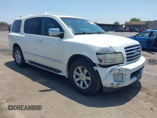 2005 Infiniti QX56 with VIN 5N3AA08C95N800650, listed as a IAAI auction lot 42345156 with 233,846 mi miles and . Bid and sale history available at DreamBid. Image 1.