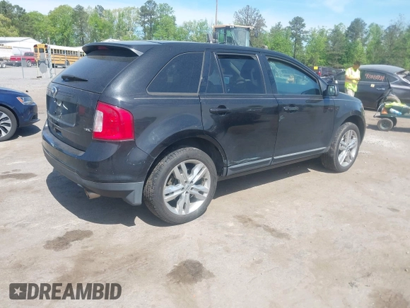 2013 Ford Edge SEL with VIN 2FMDK3JC1DBA58902, listed as a IAAI auction lot 42112569 with 184,971 mi miles. Bid and sale history available at carsss.com. Image 4.
