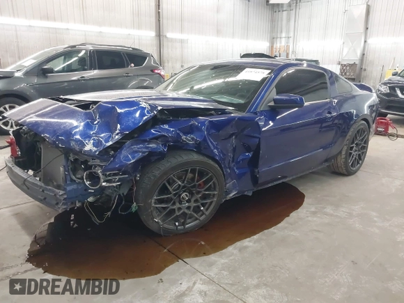 2013 Ford Mustang GT with VIN 1ZVBP8CF1D5284621, listed as a IAAI auction lot 41874578 with 89,617 mi miles and . Bid and sale history available at DreamBid. Image 2.