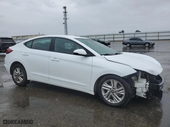2020 Hyundai Elantra SEL with VIN 5NPD84LF5LH517254, listed as a Copart auction lot 47880635 with 140,407 mi miles and Salvage Title. Bid and sale history available at carsss.com. Image 4.