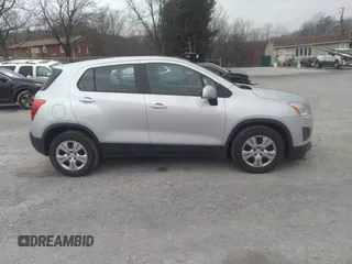 2016 Chevrolet Trax LS with VIN 3GNCJKSB1GL254664, listed as a IAAI auction lot 41196076 with 153,205 mi miles. Bid and sale history available at carsss.com. Image 13.