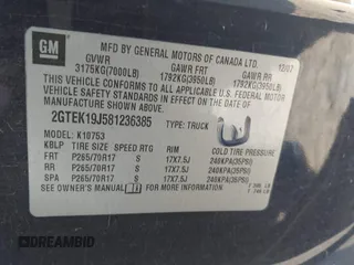 2008 GMC Sierra 1500 Work Truck with VIN 2GTEK19J581236385, listed as a IAAI auction lot 41764808 with 185,182 mi miles and . Bid and sale history available at DreamBid. Image 9.