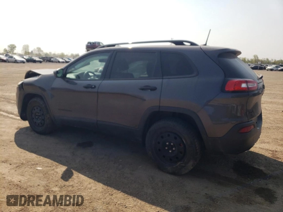 2017 Jeep Cherokee Sport z VIN 1C4PJMAB9HW579047, wystawiony jako Copart lot #52634653 z przebiegiem 64 950 mil mil oraz Szkoda całkowita • Salvage title. Historia ofert i sprzedaży dostępna na DreamBid. Obrazek 2.