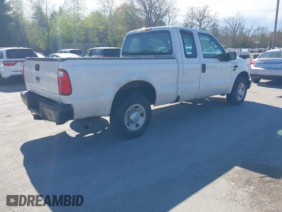 2008 Ford Super Duty F-250 SRW XL with VIN 1FTNX20508EE11793, listed as a IAAI auction lot 42158393 with 144,921 mi miles. Bid and sale history available at carsss.com. Image 4.
