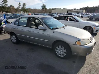 2001 Nissan Sentra GXE with VIN 3N1CB51D31L502482, listed as a Copart auction lot 50762195 with 185,455 mi miles and Salvage title. Bid and sale history available at DreamBid. Image 4.