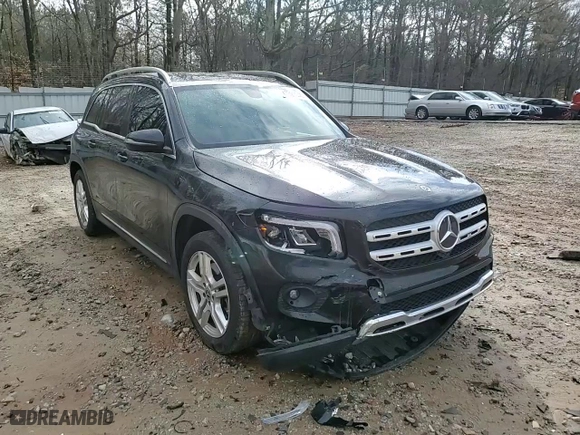 2020 Mercedes-Benz GLB with VIN W1N4M4GB3LW057906, listed as a Copart auction lot 47321045 with 48,031 mi miles and Salvage Title. Bid and sale history available at carsss.com. Image 12.