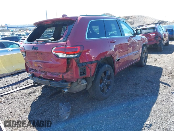 2015 Jeep Grand Cherokee Laredo with VIN 1C4RJFAG5FC659962, listed as a IAAI auction lot 41810410 with 109,141 mi miles. Bid and sale history available at carsss.com. Image 4.