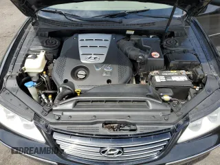2008 Hyundai Azera GLS with VIN KMHFC46D68A319357, listed as a Copart auction lot 58427035 with 159,191 mi miles and Salvage title. Bid and sale history available at DreamBid. Image 11.