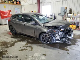 2012 Ford Focus Titanium with VIN 1FAHP3N24CL222852, listed as a Copart auction lot 45163765 with 107,848 mi miles and Salvage Title. Bid and sale history available at carsss.com. Image 4.